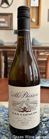 McPherson Cellars Les Copains White Table Wine 2019 Texas High Plains